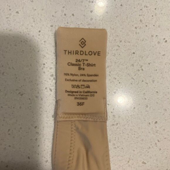 ThirdLove bra, classic T-shirt bra, size 36F - Picture 5 of 6
